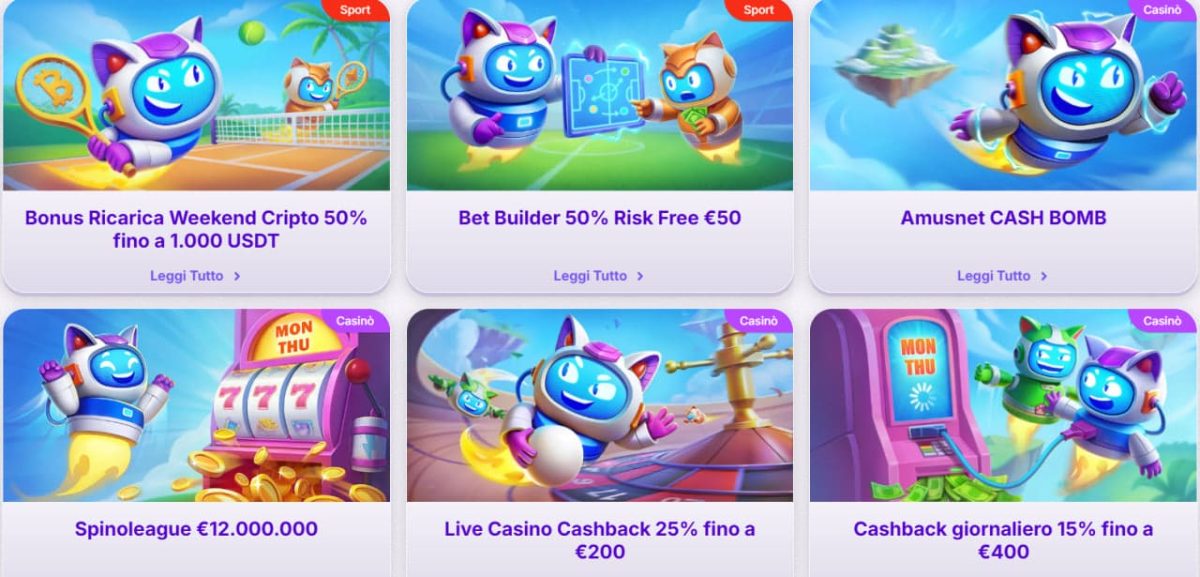 Bonus RoboCat Casino: pacchetto benvenuto e promozioni attive image 3